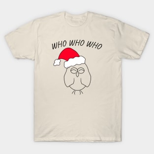 Santa Owl T-Shirt